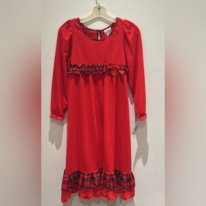 Red Kids Pajamas Nightgown